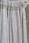 Mutedance 25 autumn and winter double layer drawstring waist skirt vegetable dyed high degree of handmade MD-MD25FW89-beige